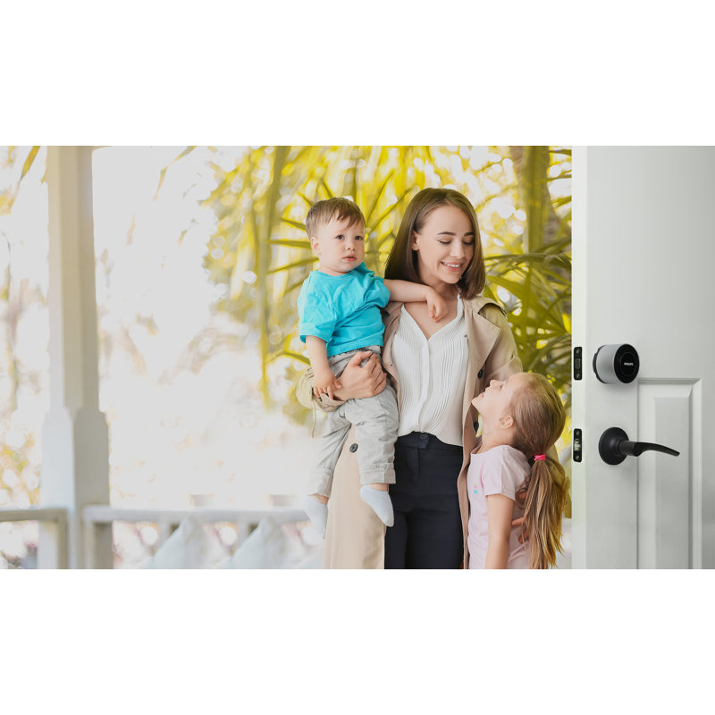 Serrure de porte Wi-Fi Philips Home Access, Argent argent