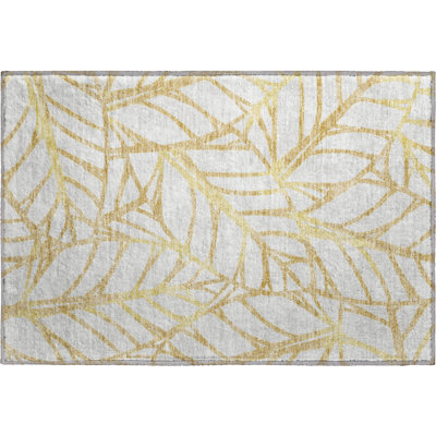 Premium Machine Washable Lisse Gold Rug