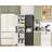 67" Slim Metal Storage Cabinet with Reversible Door & Adjustable Shelves Freestanding Tall Metal Cabinet, Narrow Design with Adjustable Shelves-123585330-129048056