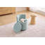 Fauteuil d'appoint pivotant en velours avec rangement dissimulé et dossier incurvé ergonomique-133996407