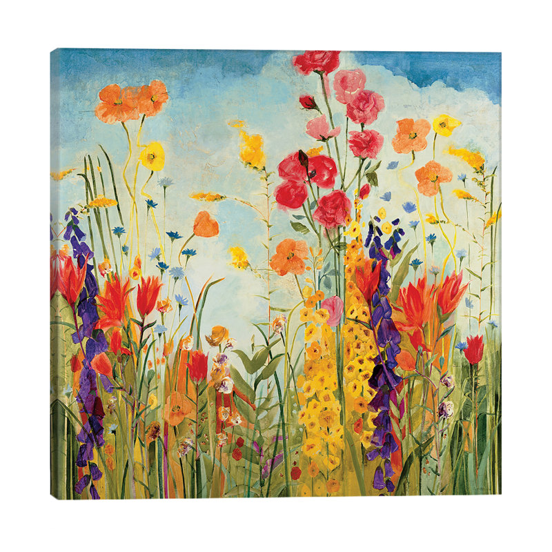 Laughter by Jill Martin - Painting on Canvas, 93.98 cm H x 93.98 cm W x 1.91 cm D
