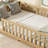 Floor Bed With Fence And Door,Rubber Wood Floor Bed With Safety Guardrails-1200320346-1182625274