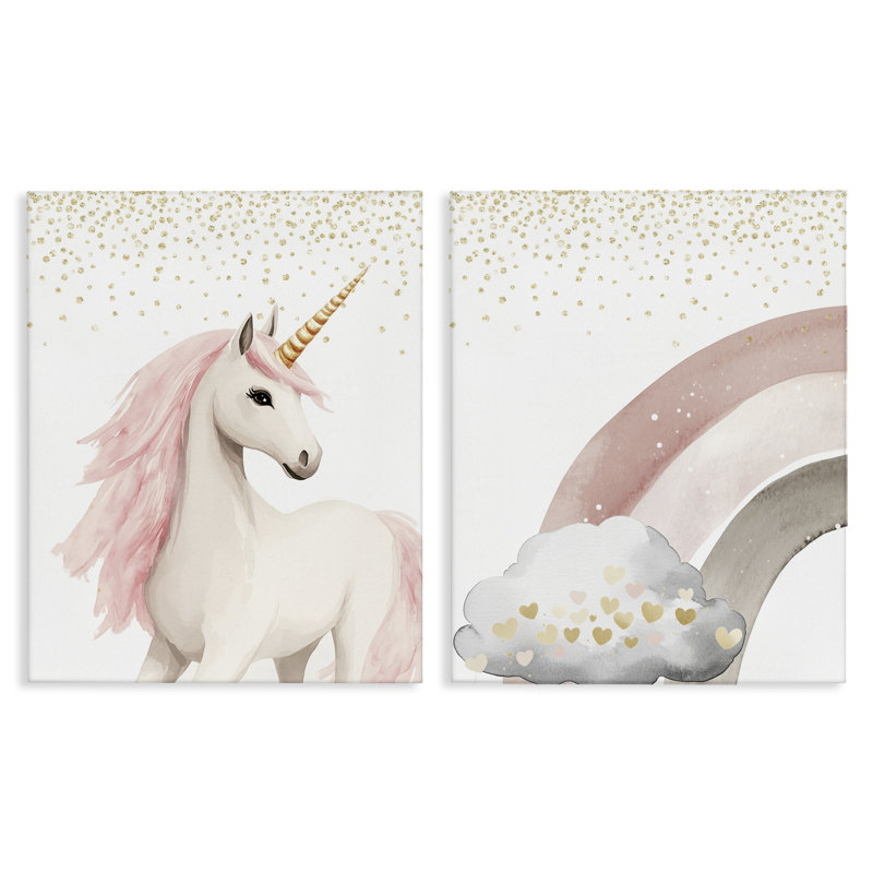 Ensemble de toiles 2 pièces Princess Dreams, H 30 po x l 48 po