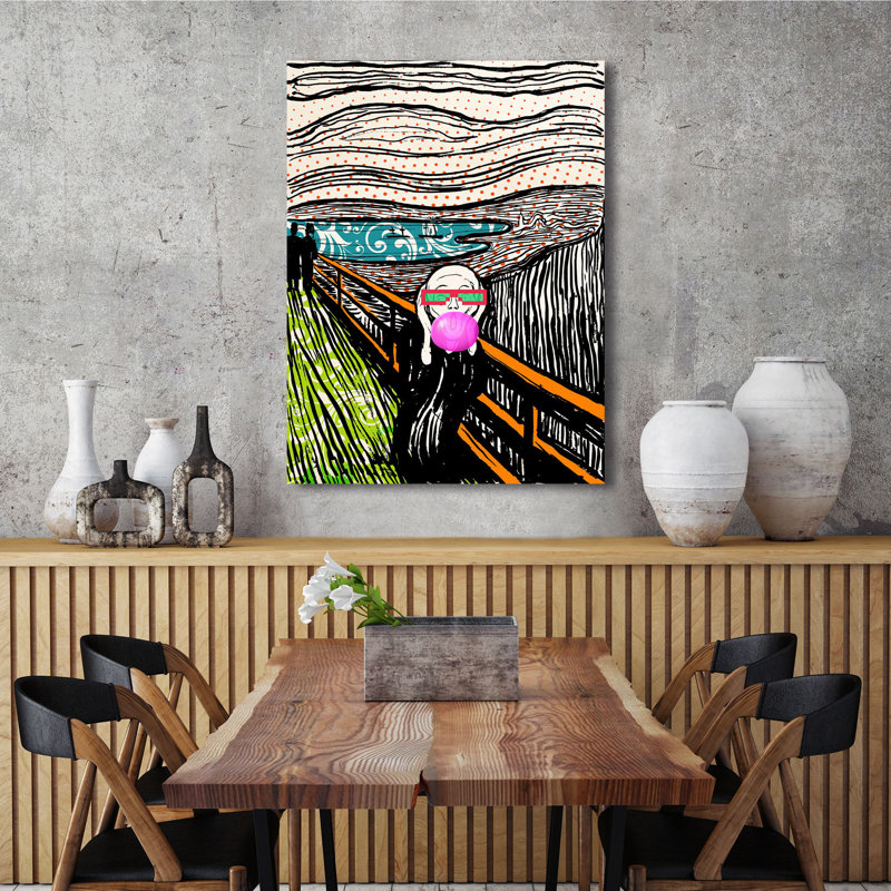 Screamer by Matt Spencer - Wrapped Canvas Print, 100cm H x 70cm W
