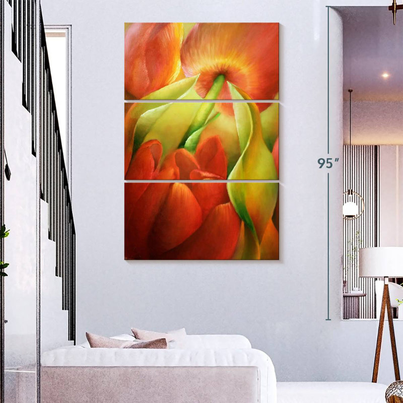 Harnek Spring Fire, 74" H x 48" W