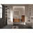 Striped Walnut Bathroom Floating Side Cabinet