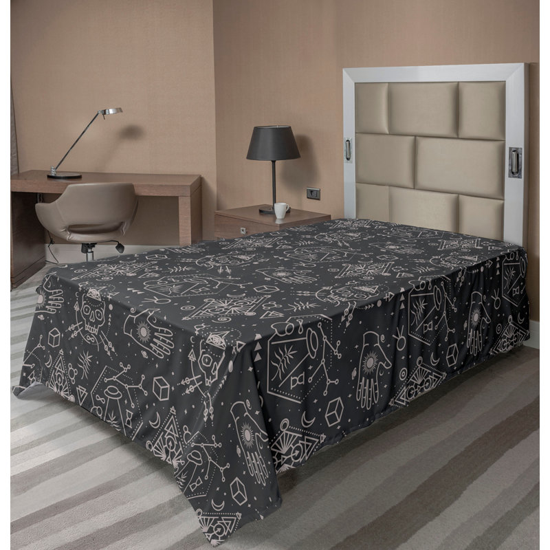 Drap plat Ambesonne, Drap plat simple
