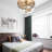 Golden Ceiling Chandelier