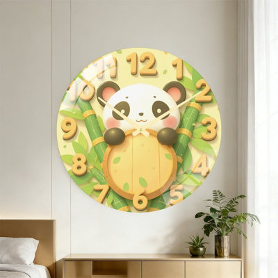 Horloge murale Panda