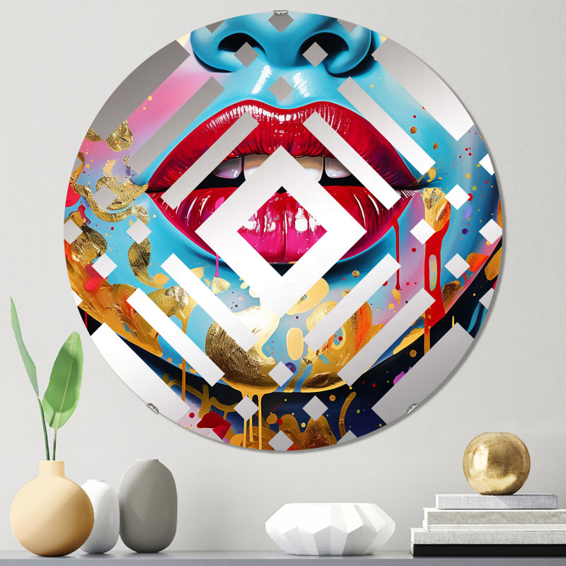 Graphique - Miroir décoratif Diamond, 23,6 po x 23,6 po