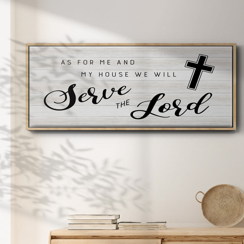 Serve the Lord - Toile encadrée