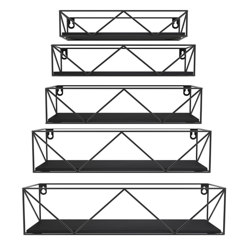 Biram Floating Shelf, Black