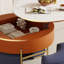 Table basse 32 po avec 3 tabourets modulables avec rangement-271548677