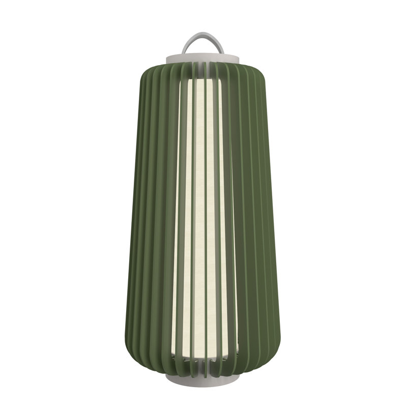 Imbuia Wood LED Table Lamp with Natural Veneer Finish