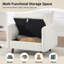 Fauteuil d'appoint rembourré surdimensionné avec rangement dissimulé-1901100470