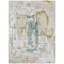 High-Quality Hand-Knotted Beige And Green Area Rug-484941624-484941628
