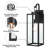 Schlesinger Outdoor Rectangular Clear Glass Shade Wall Light-207831160-233855030