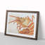Lobster by Katsushika Hokusai - Picture Frame Painting Print-55580637-55580636