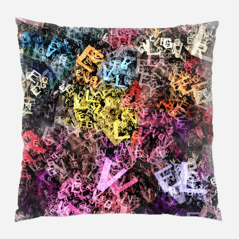 Peltier Throw Pillow, Microsuede, Indoor