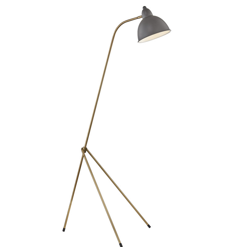 Werner 54'' Gold LED Task Floor Lamp