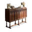 Buffet en noyer massif et bois manufacturé
