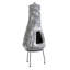 Hourglass Clay Wood Burning Smokeless Chimnea-501519228-501519230