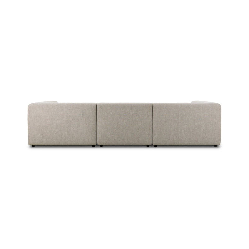 Lawndale 3PC LAF Sectional-Napa Sandstone, Left Hand Facing