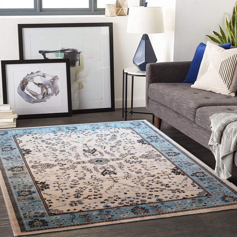 Gidney Oriental Area Rug, Rectangle 120 x 170cm