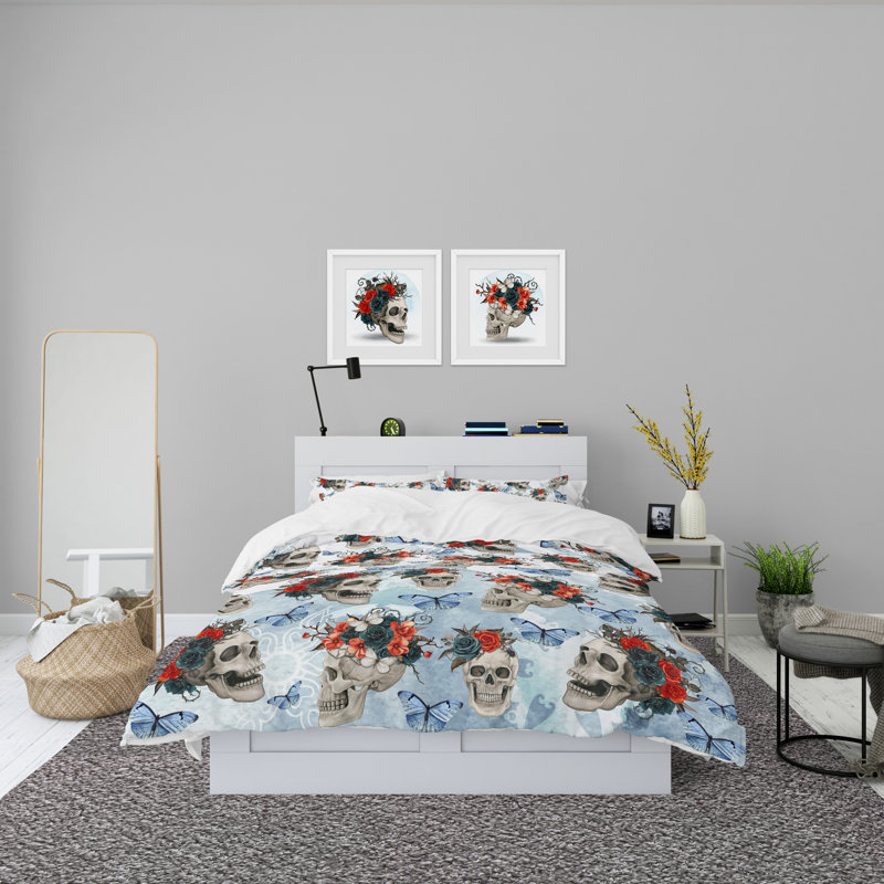 Abstract Duvet Cover, King Duvet Cover + 2 King Shams