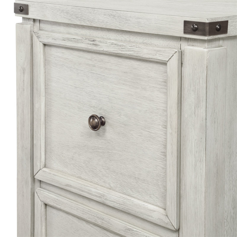 18.5'' Wide 2 -Drawer File Cabinet, Champagne Oak