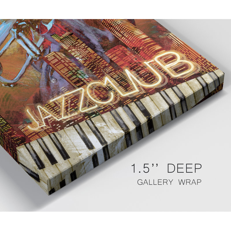 «Jazz Club», impression sur toile tendue, H 48 po x l 36 po x P 1,5 po