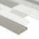 Interlocking Random Sized Metal/Glass Mosaic Sheet Tile