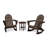 POLYWOOD Vineyard 3-Piece Adirondack Rocking Chair Set-29563432