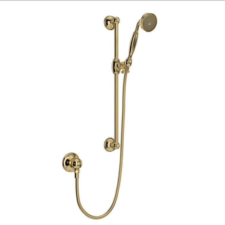 Spa Handshower Set With 22" Slide Bar and Single Function Handshower