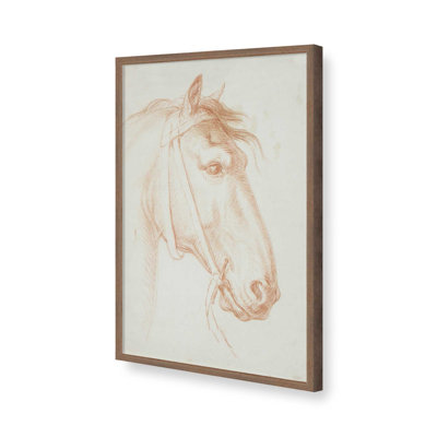 «Horses Head» par Alexander Laureus, reproduction d'art sur toile
