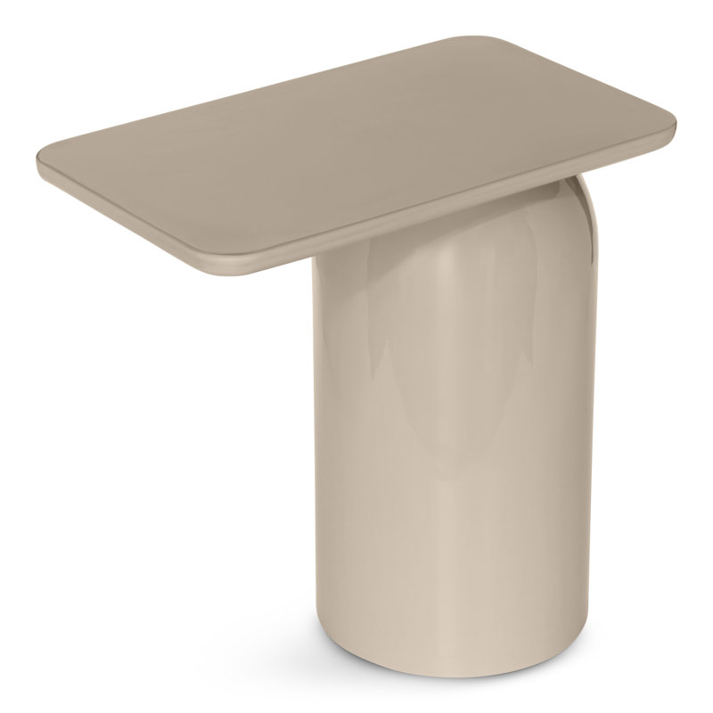 Alessia End Table, Obsidian Green