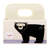 3 Sprouts - Baby Diaper Caddy - Organizer Basket For Nursery - Bear