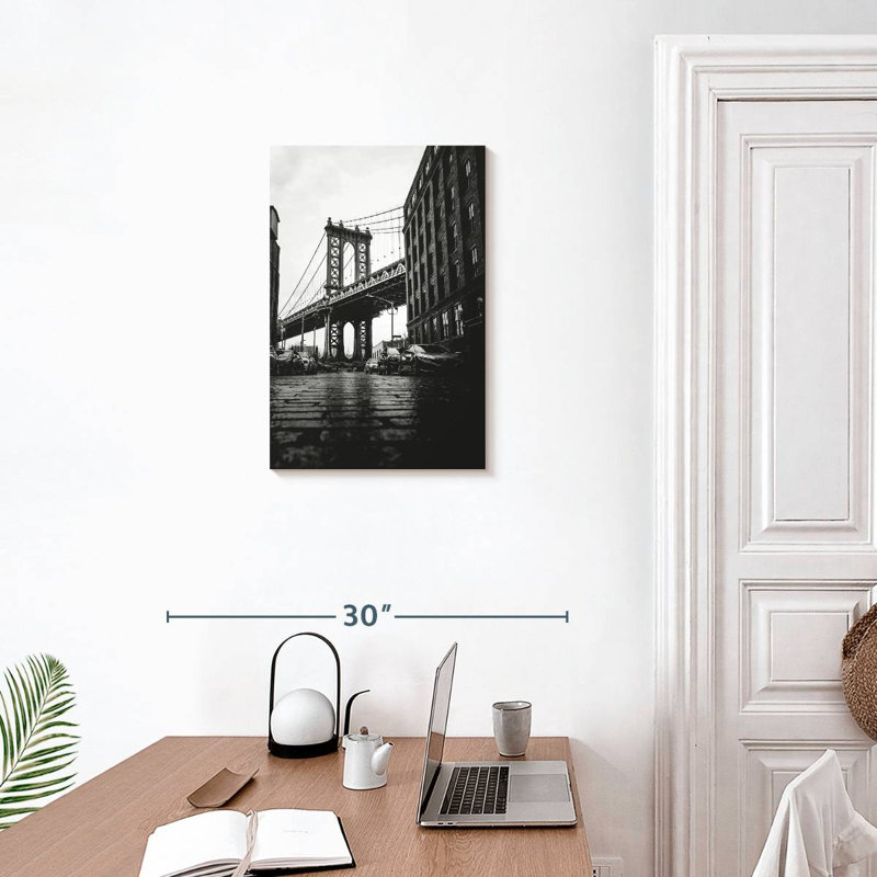 Aime Brooklyn Bridge Street View, H 24 po x l 16 po