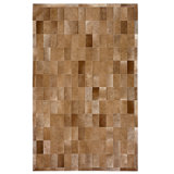 Daedalus Cowhide Geometric Area Rug