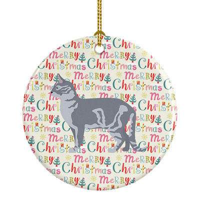 2.8'' Ceramic Animals Hanging Figurine Ornament