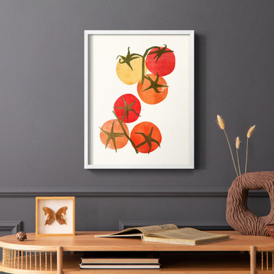 «Organic Veg IV», reproduction encadrée - bois massif
