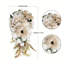 Bouquet de mariage de la mariée Bouquet en cascade pour le mariage de la mariée Fleurs artificielles Bouquet de mariage romantique rustique
