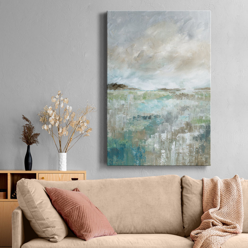 Soft Vista II-impression d’art graphique sur toile tendue, H 20 po x l 16 po x P 1 po