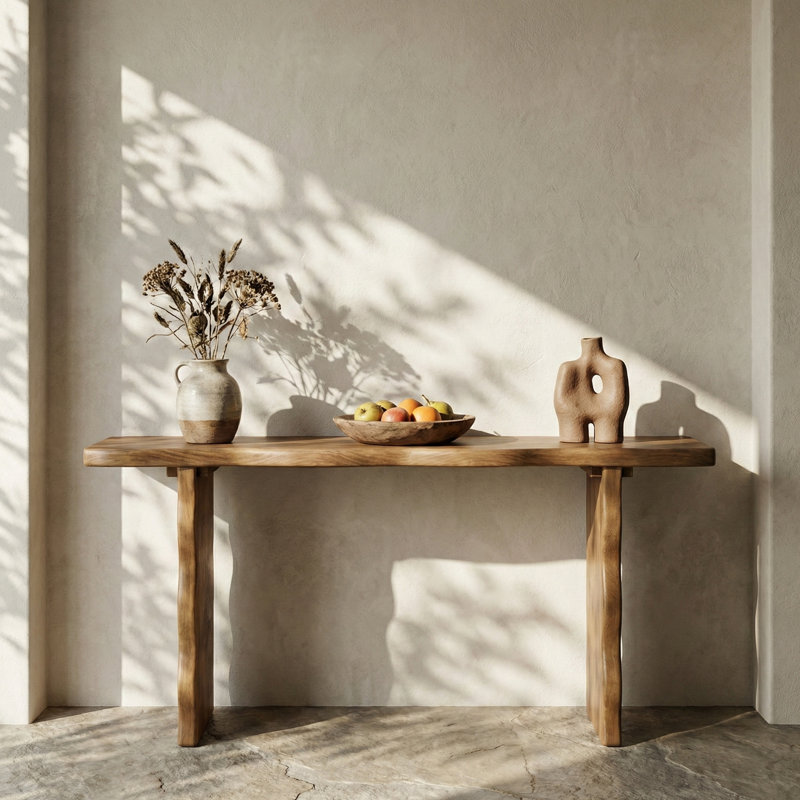 62.99cm Solid Wood Console Table