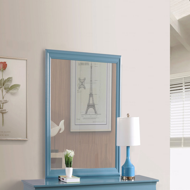 Miroir d'appoint Basic Basic, pour la décoration intérieure, Sarcelle
