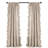 Lush Decor Linen Ruffle Semi-Sheer Single Curtain Panel-848887382
