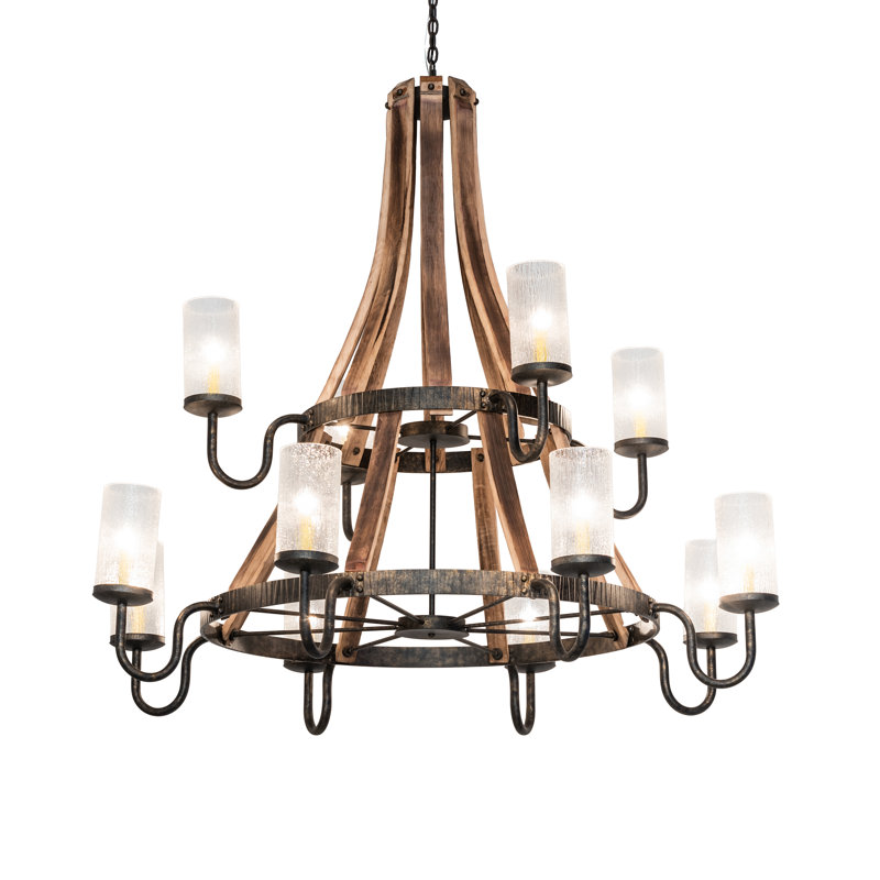 Rustic Lodge 12 - Light Chandelier