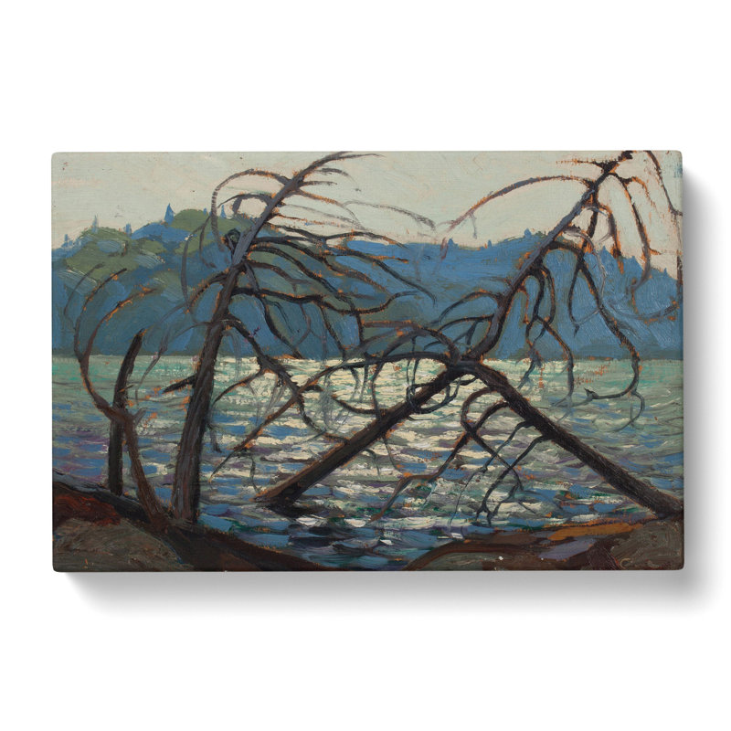 Lake View by Tom Thomson - Wrapped Canvas Painting, 40cm H x 60cm W x 3cm D