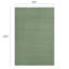 Bryn Hand Tufted Wool Abstract/Houndstooth Area Rug in Forest/White-1001186476