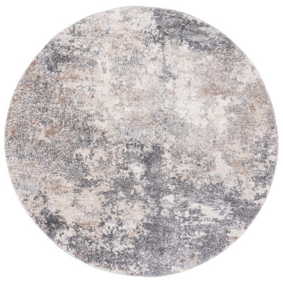 Hassell Abstract Light Gray/Gray Area Rug